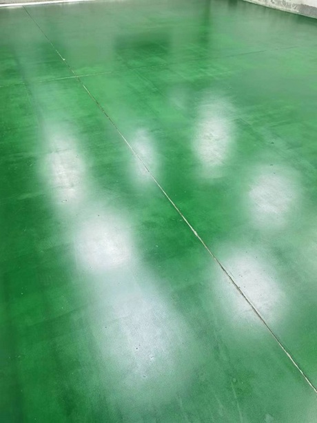 水泥地坪固化着色施工2